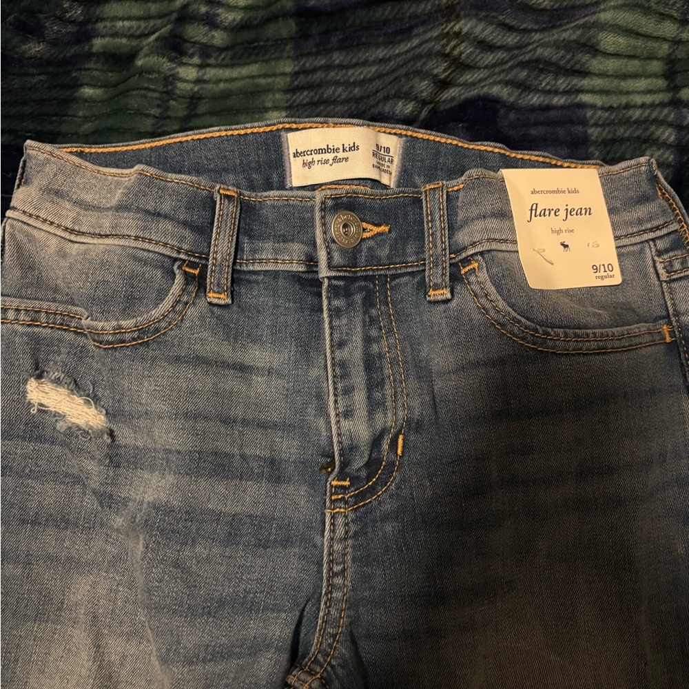 Abercrombie Kids Blue and Black Jeans - Picture 4 of 5